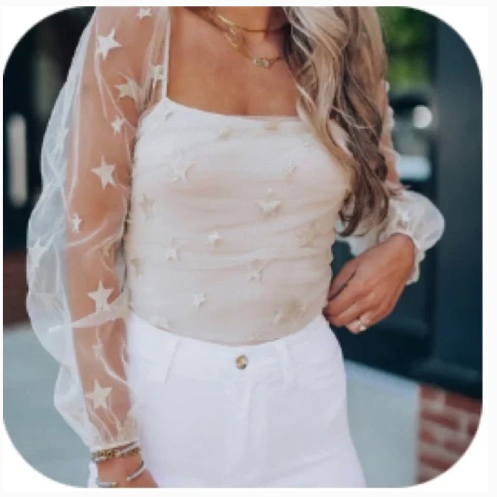 NWOT Star Bodysuit - Perfect for Taylor Swift Eras!